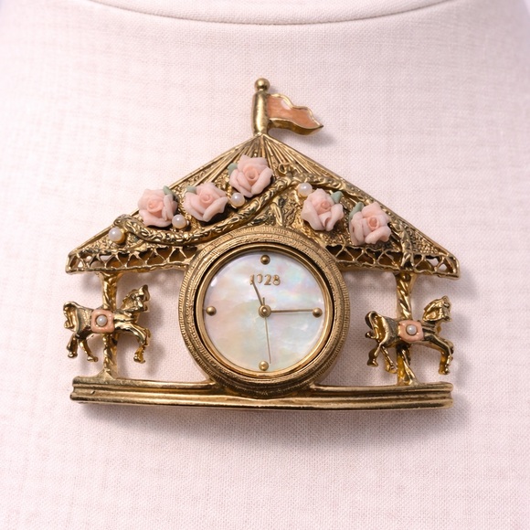 1928 Jewelry - Rare 1928 Vintage Carousel Horse Brooch